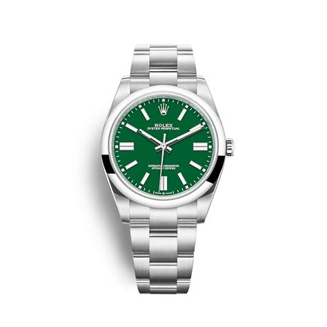 rolex oyster perpetual green dial|Rolex Oyster Perpetual 41mm blue.